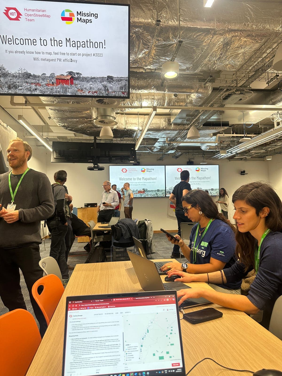 A Missing Maps mapathon in full swing
